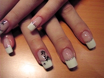 гелевый френч на формах