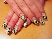 акрил на формах. дизайн акриловыми красками